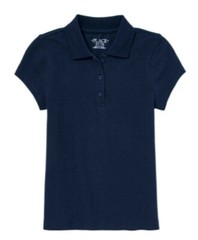 The Children’s Place Girl’s Uniform Pique Polo Blue XXXL (18P) NWT Free Shipping