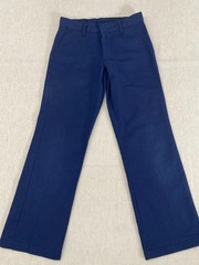 K12 Gear Pants Girls Size 7 Navy Blue Straight Leg Pockets School Wear Uniform