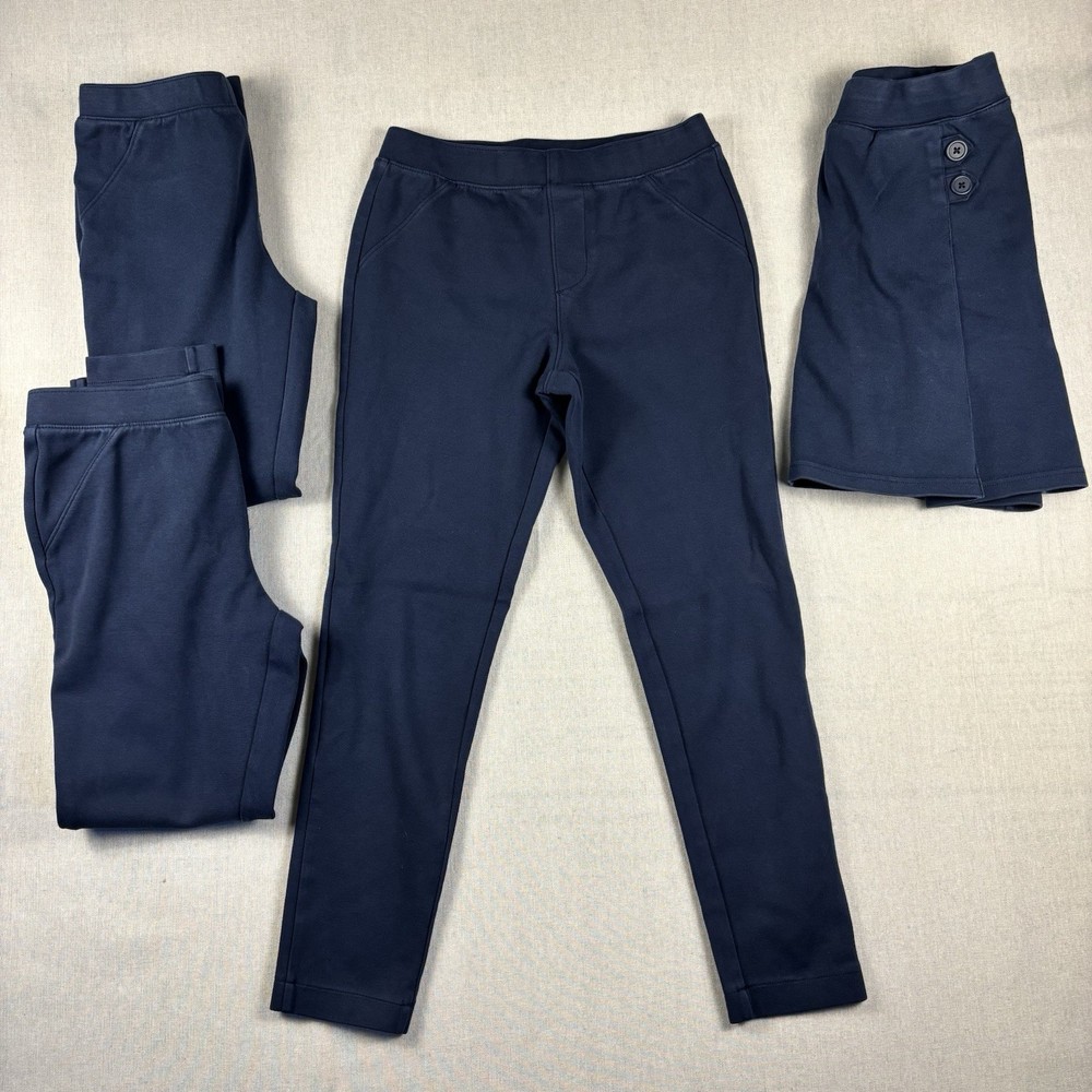 Cat & Jack Girl’s XL 14 School Uniform Ponte-Knit Jeggings and Skort Lot Of 4