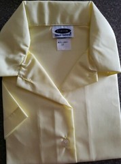 Classic Brand ~ School Uniform Shirt ~ Yellow ~ Girl’s Size 10 ~ Short Sleeve