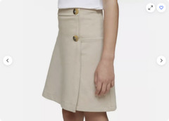 French Toast GIRLS 2PK Skort ELASTIC ON WAIST FRONT POCKET(KHAKI XS 4/6)NWT