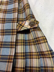 Dennis Uniform Plaid Pleated Skirt Size J7