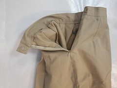Girls A+ Khaki Box Pleat Long Uniform Skort Teen Sizes 2 Teen – 18 Teen