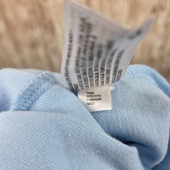 Cat & Jack Girl Light Blue Uniform Interlock Short Sleeve Polo Shirt XL 14-16