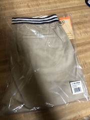 French Toast Stretch Girls’ Pull-On Contrast Waist Pants Size 16.5 Plus New