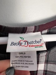 NWT Becky Thatcher 12 Pinafore Plaid Academia Dress School Uniform Outfit Preppy