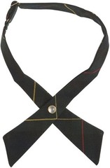 Girls Adjustable Cross Green Plaid Ties SF9003-C1 French Toast School Uniform