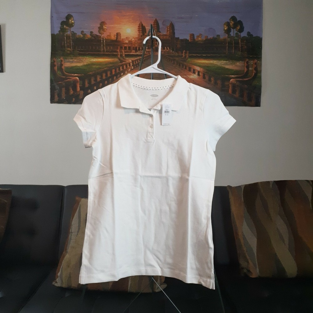 Uniform Short-Sleeve Pique Polo for Girls