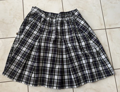 Dennis Uniform Junior J19 Junior 868 Girls Pleated Plaid School Skirt Made USA