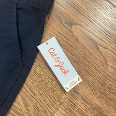 Cat & Jack Girls Straight Fit School Uniform Pants, Navy Blue, Size 14 Plus NWT
