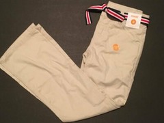 Gymboree BRIGHTEST IN CLASS Girls’ Classic Khaki Uniform Pants ~ Sz 8 ~ NWT!