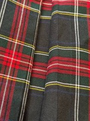 Becky Thatcher Plaid Pleated Uniform Skirt Girls Size 10.5 Great Pre-Owned Cond
