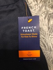 French Toast School Uniform Skirt Girls Size 18 Blue Pleated Pull-On