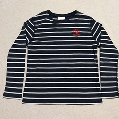 Primrose Uniform Dennis Youth XS Long Sleeve Black Shirt White Pinstripes