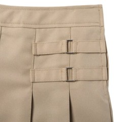 2-Pack French Toast School Uniform Scooter Skort Skirt, Khaki, Girls Sz 7, NEW