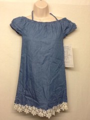 French Toast Girls’ Short Sleeve Summer Blue Dress Size 10 (Lot of 2) +K-2