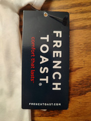 NWT French Toast Girl’s 4/5 Short Sleeve Lace Yoke Polo Knit School Uniform