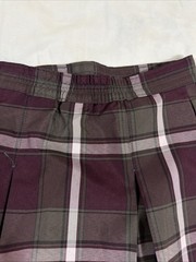 Dennis Uniform Girls Size 5 Burgundy James Plaid Skirt Zip Side NWT 868