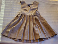 French Toast Girls V Neck Beige Jumper 100% Polyester Button 7