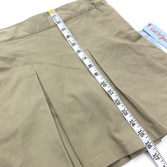 Cat & Jack Girls Size 10 Plus School Uniform Skirt Sourdough Beige Pleated NWD
