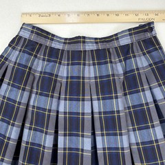 Dennis Uniform Girls 16 Plaid Pleated School Skirt H1890A Made USA