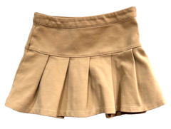 Gap Kids Beige Khaki School Uniform Pleated Skirt, XS (4-5 yrs) FLAWED