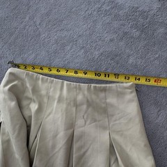 MILLS UNIFORM CO. Skirt 5 Junior Beige School Pleated Zip El Salvador
