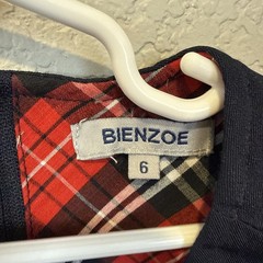 Bienzoe Girls School Uniform Jumper Pleated Durable Kids Knee Length 6 Navy Blue