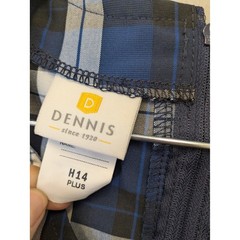 Dennis Uniforms Plaid Pinafore Dress Girls H14 Plus Morris Plaid School Uniform