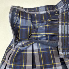 Dennis Uniform Girls 16 Plaid Pleated School Skirt H1890A Made USA