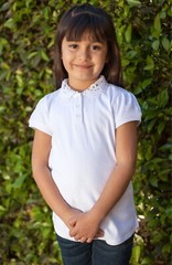 GIRL SCHOOL UNIFORM KNIT POLO with lace collar L Toppy-T Girls