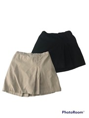 Girls School Uniform Skirt by All Uniform Wear 2 Skirts Pleated Size 12.5