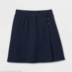 Girls’ Pull-On Uniform Knit Skort – Cat & Jack Navy L *SEE DEAL!!!*