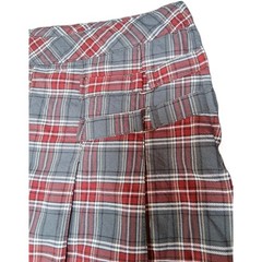 Plaid Pleated School Uniform Skirt Size 6 With Buckles Y2K Academia clueless