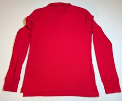 Aeropostale Polo Shirt Junior Red Short Sleeve Stretch Work Uniform Top