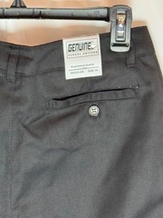 Genuine Uniform Girls Shorts Size 18 Regular Solid Black Casual Shorts Flaw