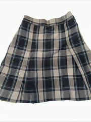 Flynn O’Hara Size 8G School Uniform Pleated Skirt Gray Blue Yellow Black Plaid