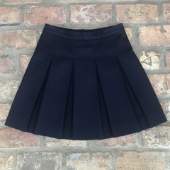Mills School Uniform Girls Navy Pleated Skirt Junior Long 9 M170-902