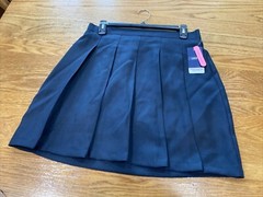 IZOD Approved School uniform Pleat Skort 10.5 12.5 14.5 16.5 18.5 20.5 PLUS Navy