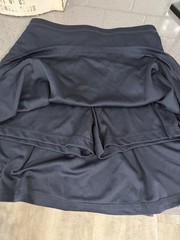 Chaps Girls Sz 14 Regular Schoolwear Uniform Navy Blue Skort Skirt