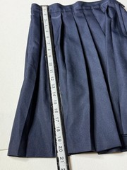 French Toast Girls Size 12 Navy Pleated School Uniform Skirt Adjustable Waist