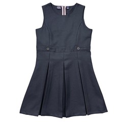 IZOD Approved Schoolwear Sleeveless Jumper Dress Uniform Girls 14 Navy Blue NEW
