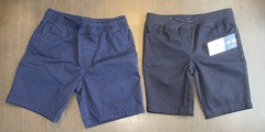 Set Of 2 Girls Size 6 Navy Reg Shorts/ Uniform Shorts NWT