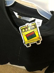 Youth Large Black Light Jacket with Black Zipper School Uniform no logo