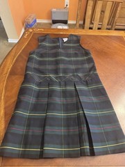 ROYAL PARK UNIFORM BRAND Green/Blue Plaid Jumper – Girls Size 10H