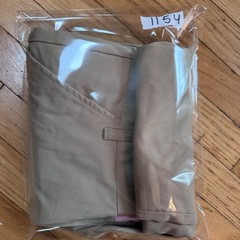 Cat & Jack Girls Khaki Straight Leg School Uniform Chino Pants Tan Size 18 NWT