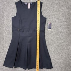 IZOD Approved Schoolwear Sleeveless Jumper Dress Uniform Girls 14 Navy Blue NEW
