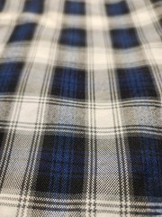 Girls 8 Plaid School Uniform Jumper Black Navy Gray Sleeveless Parker Tag