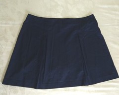 K12 Gear Skort Girls Juniors W23 L22 Navy School Uniform Comfort Preppy (E52)