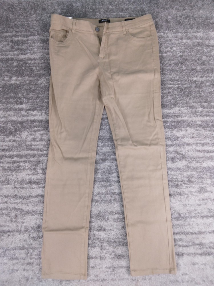 Pro 5 Premium Girls Khaki Pants Size 15 School Uniform Skinny New with Defect